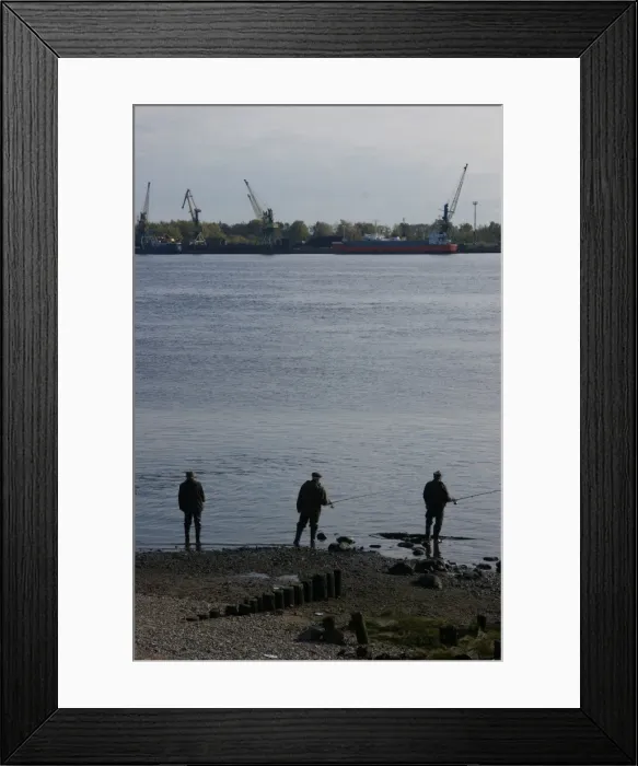 Framed Print : Fishermen - Dvina River, Russia Framed Print : Fishermen - Dvina River, Russia