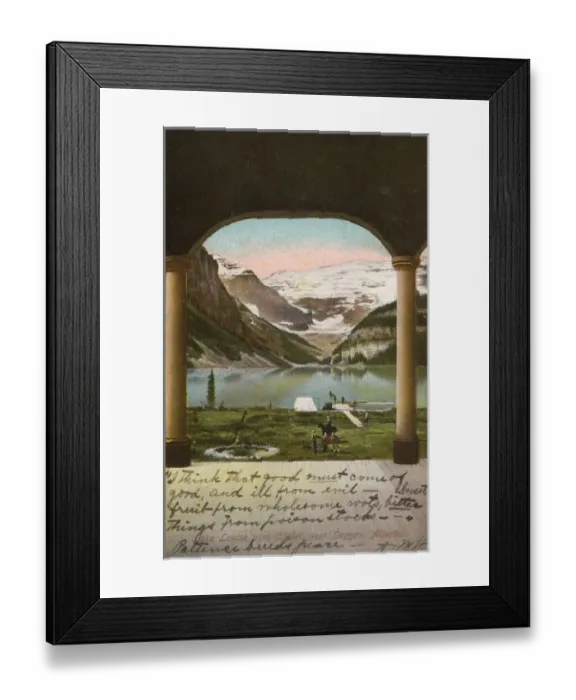 Framed Print : Alberta, Canada - Lake Louise Framed Print : Alberta, Canada - Lake Louise