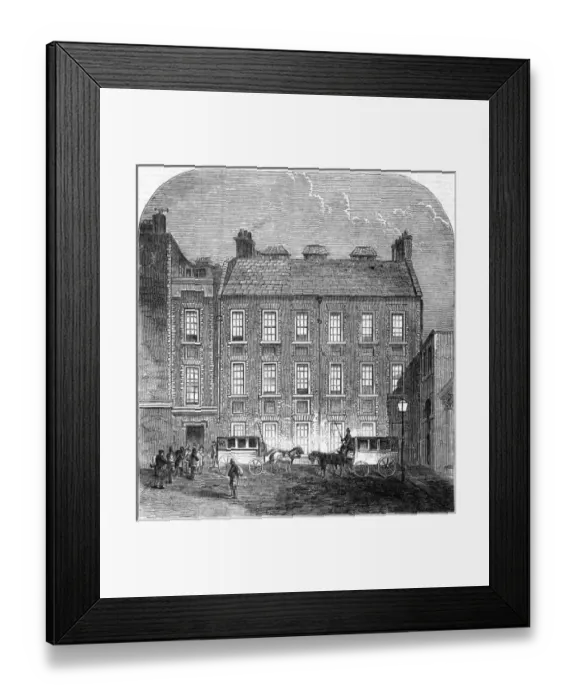 Framed Print : 1861 Census office Framed Print : 1861 Census office