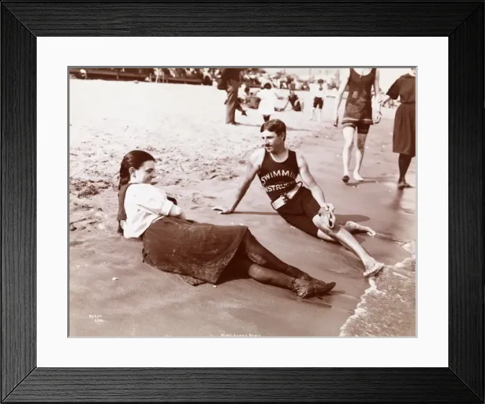 Framed Print : Midland Beach, New York in 1898 Framed Print : Midland Beach, New York in 1898