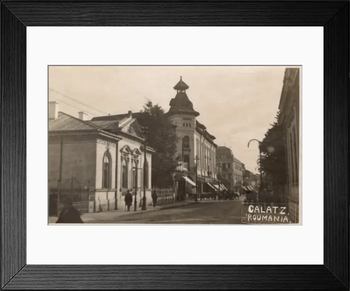 Framed Print : Galati, Romania - Street scene Framed Print : Galati, Romania - Street scene