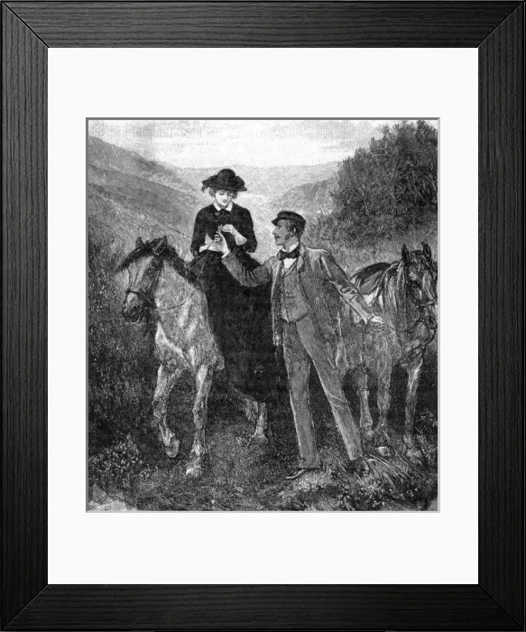 Framed Print : The wooing of the Princess Royal Framed Print : The wooing of the Princess Royal
