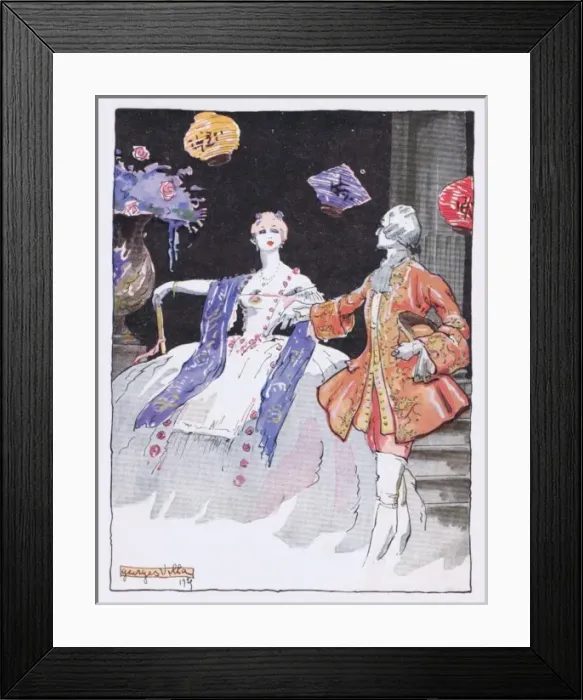 Framed Print : Programme cover for Theatre Marigny Framed Print : Programme cover for Theatre Marigny
