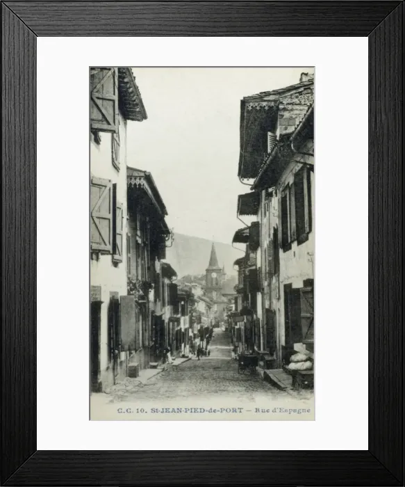 Framed Print : France - St Jean Pied-de-Port Framed Print : France - St Jean Pied-de-Port
