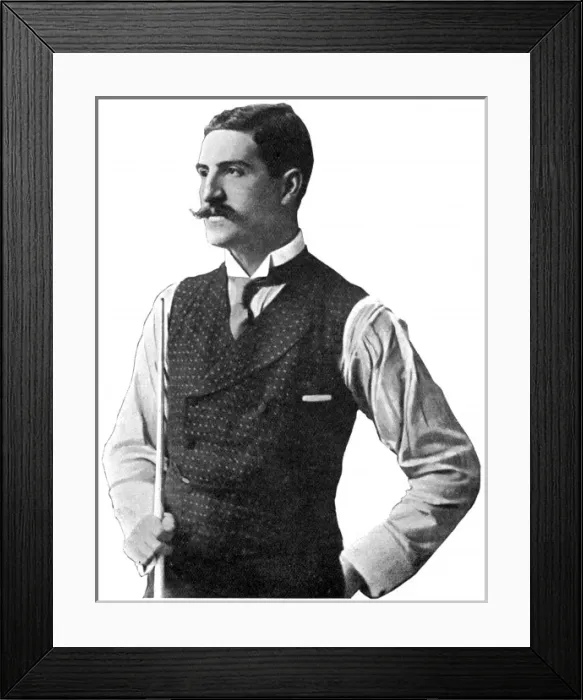 Framed Print : William Cook, billiards player Framed Print : William Cook, billiards player