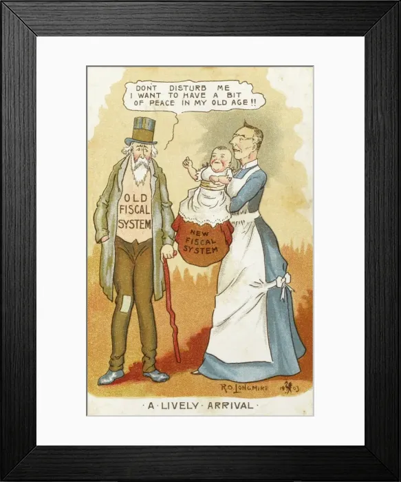 Framed Print : Tariff Reform - Austen Chamberlain Framed Print : Tariff Reform - Austen Chamberlain