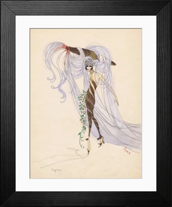 Framed Print : Costume design by Dolly Tree Framed Print : Costume design by Dolly Tree