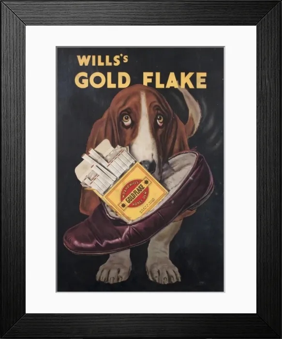 Framed Print : Poster advertising Willss Gold Flake Framed Print : Poster advertising Willss Gold Flake