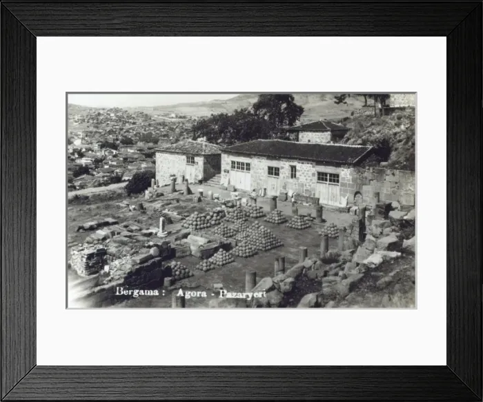 Framed Print : Pergamon - View toward Bergama Framed Print : Pergamon - View toward Bergama