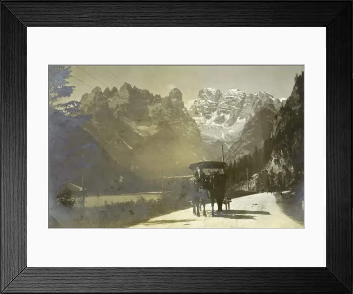 Framed Print : Monte Cristallo and Mont Popena Framed Print : Monte Cristallo and Mont Popena