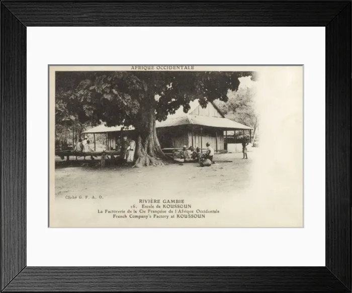 Framed Print : The Gambia - Gambia River - Koussoun Framed Print : The Gambia - Gambia River - Koussoun