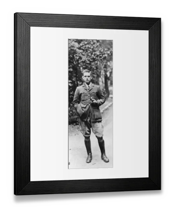 Framed Print : Lt C B Arnold in Freiburg Prison Camp Framed Print : Lt C B Arnold in Freiburg Prison Camp