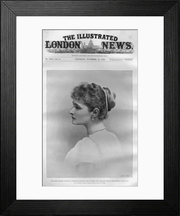 Framed Print : Princess Alix of Hesse Framed Print : Princess Alix of Hesse