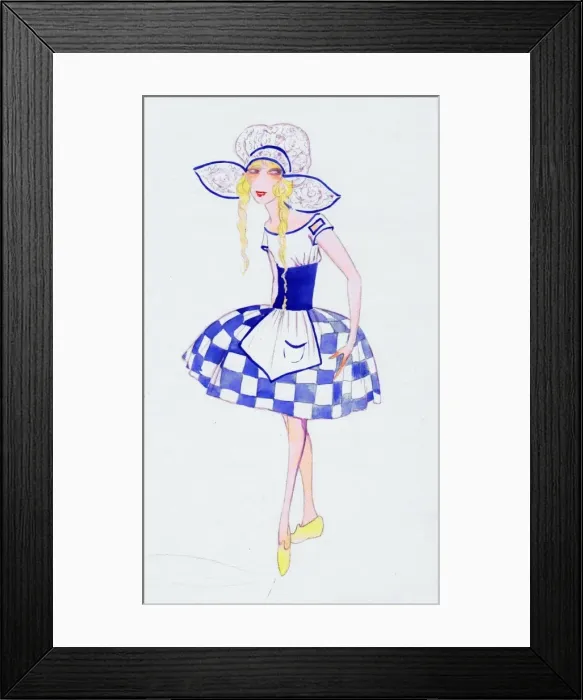 Framed Print : Costume design by Dolly Tree Framed Print : Costume design by Dolly Tree