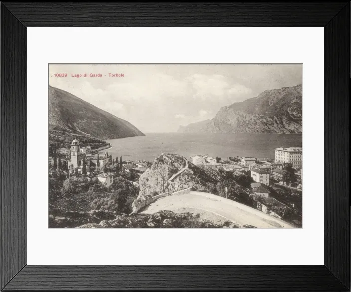 Framed Print : Torbole on Lake Garda, Italy - The Grand Hotel Framed Print : Torbole on Lake Garda, Italy - The Grand Hotel