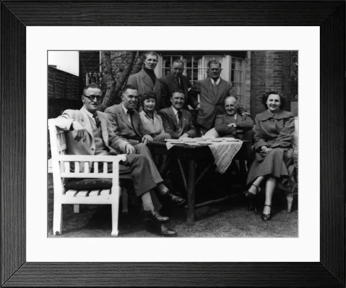Framed Print : Group photo, Convalescent Police Seaside Home, Hove Framed Print : Group photo, Convalescent Police Seaside Home, Hove