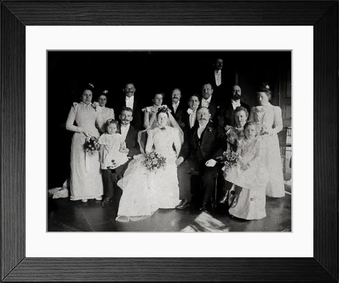 Framed Print : A wedding party in Mecklenburg, Germany Framed Print : A wedding party in Mecklenburg, Germany