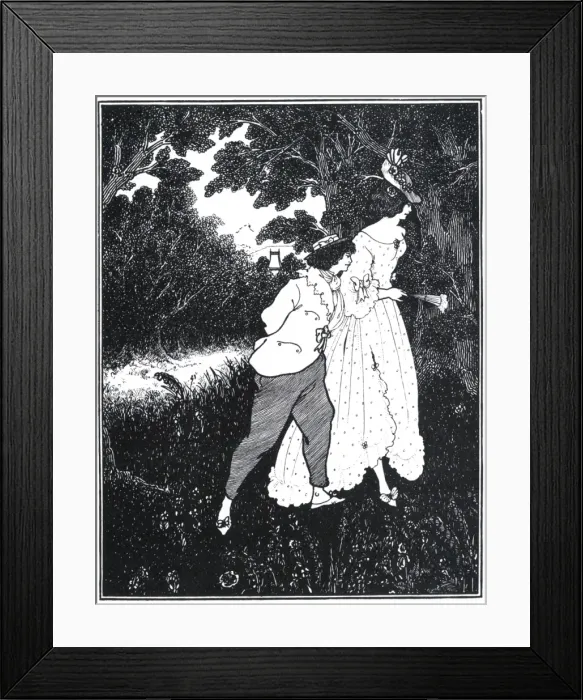 Framed Print : The Three Musicians by Aubrey Beardsley Framed Print : The Three Musicians by Aubrey Beardsley
