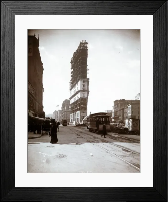 Framed Print : Times Building, New York 1904 Framed Print : Times Building, New York 1904