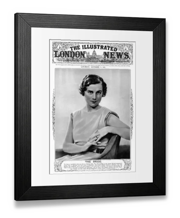 Framed Print : Royal Wedding 1935 - Lady Alice Montagu-Douglas-Scott Framed Print : Royal Wedding 1935 - Lady Alice Montagu-Douglas-Scott