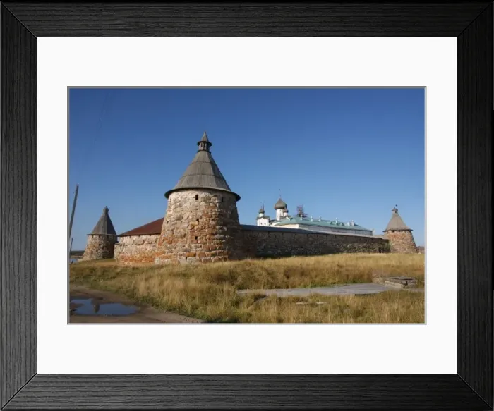 Framed Print : Defence towers of the Solovetsky Kremlin Framed Print : Defence towers of the Solovetsky Kremlin
