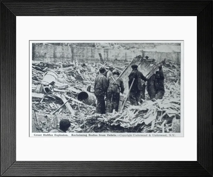 Framed Print : The Great Halifax (Nova Scotia) Explosion (1 / 4) Framed Print : The Great Halifax (Nova Scotia) Explosion (1 / 4)