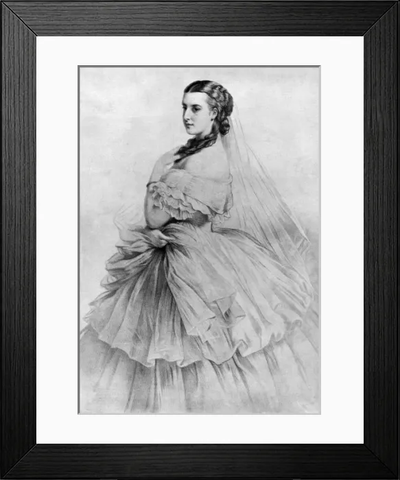 Framed Print : Queen Alexandra at the time of her marriage Framed Print : Queen Alexandra at the time of her marriage