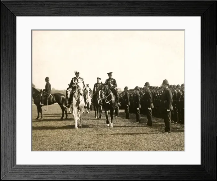 Framed Print : Metropolitan Police centenary celebrations, Hyde Park