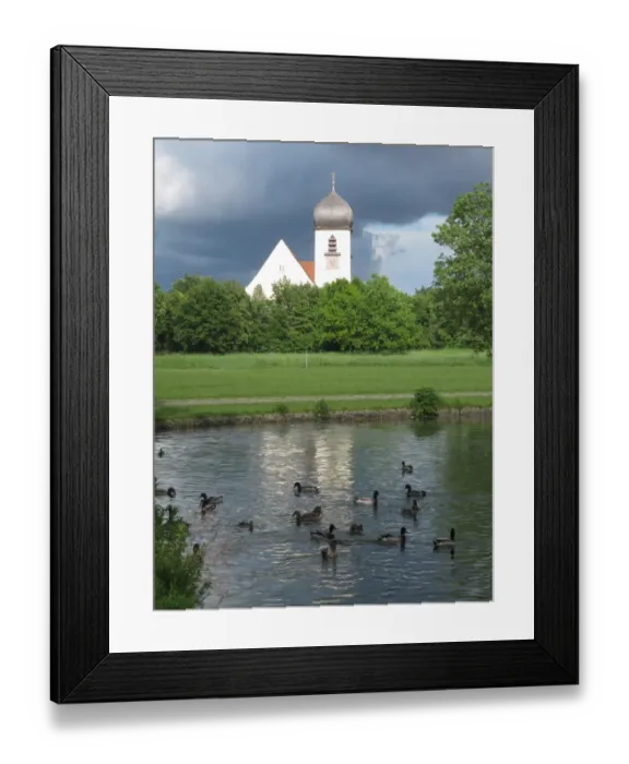 Framed Print : Leiden Christi Church, Munich, Bavaria, Germany Framed Print : Leiden Christi Church, Munich, Bavaria, Germany
