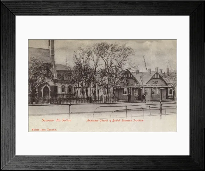 Framed Print : Sulina, Romania - British Seamens Institute Framed Print : Sulina, Romania - British Seamens Institute