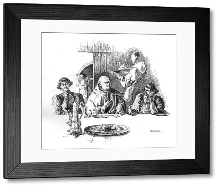 Framed Print : Medieval bores and boars: after the feast Framed Print : Medieval bores and boars: after the feast