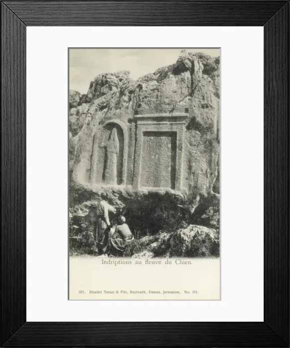 Framed Print : Rock Reliefs - Dog River, Lebanon Framed Print : Rock Reliefs - Dog River, Lebanon
