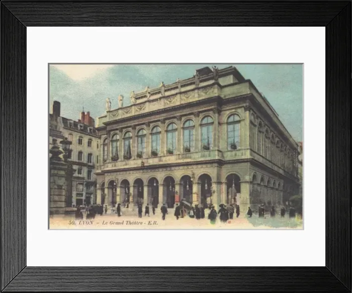 Framed Print : Lyon, France - The Grand Theatre Framed Print : Lyon, France - The Grand Theatre