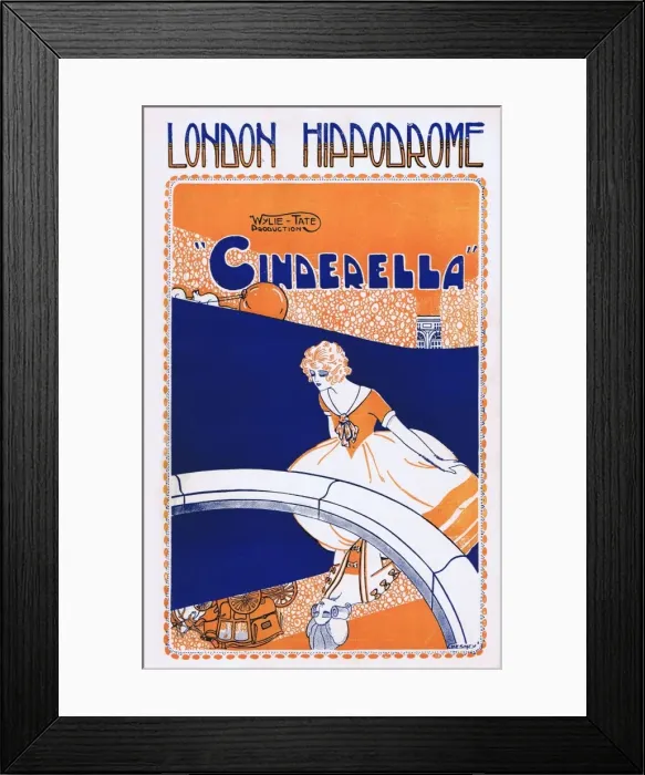 Framed Print : Programme cover for Cinderella, 1922 Framed Print : Programme cover for Cinderella, 1922