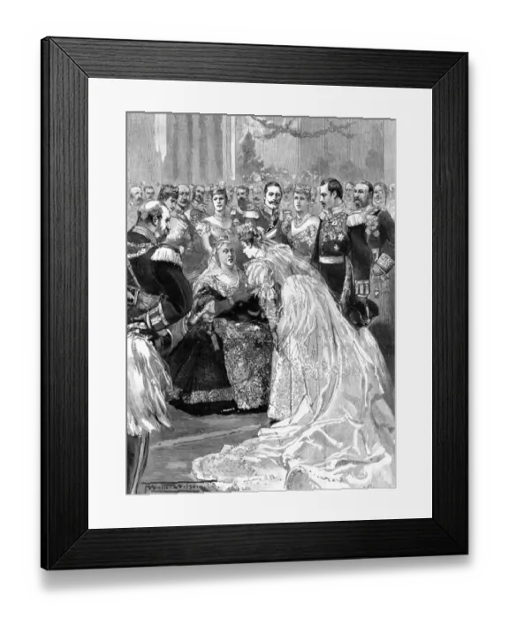 Framed Print : Royal wedding: Princess Victoria Melita & Prince Ernst Ludwig Framed Print : Royal wedding: Princess Victoria Melita & Prince Ernst Ludwig