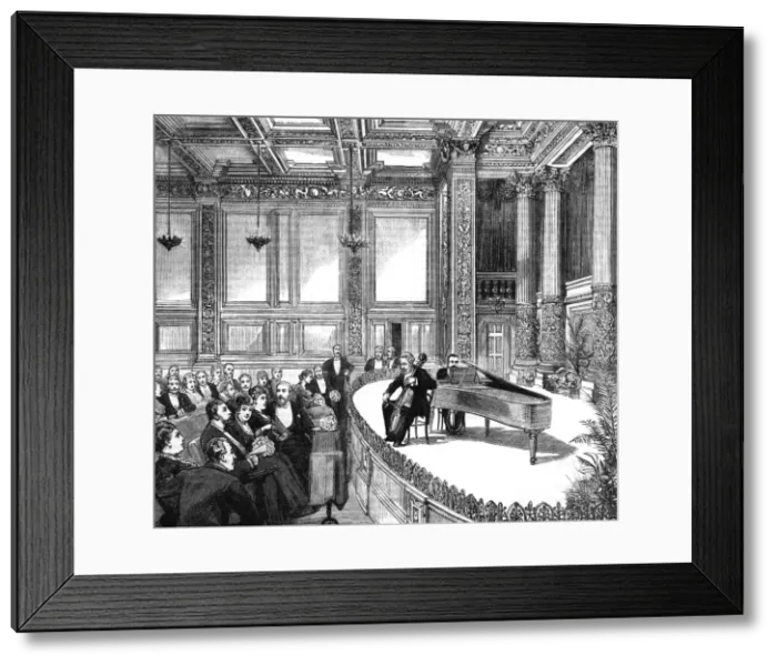 Framed Print : Concert at Princes Hall, 1883 Framed Print : Concert at Princes Hall, 1883