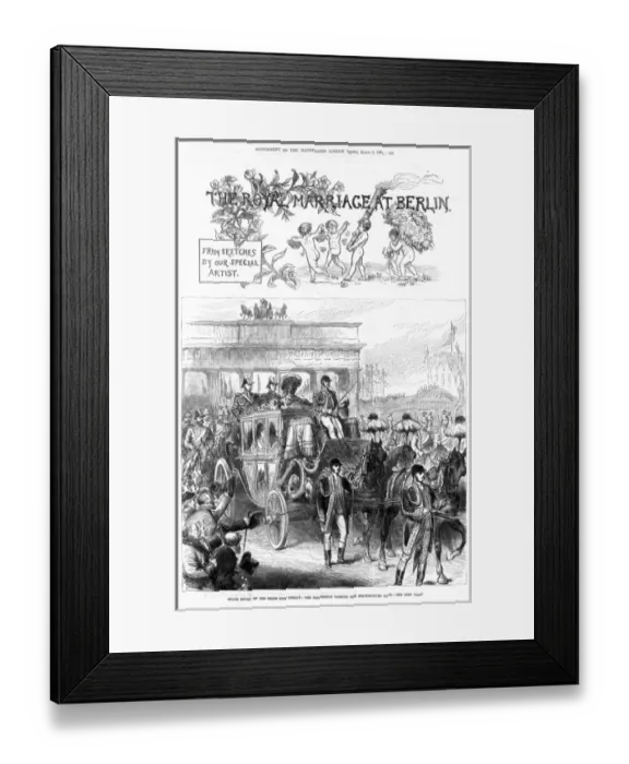 Framed Print : Wedding of Prince Wilhelm of Prussia Framed Print : Wedding of Prince Wilhelm of Prussia