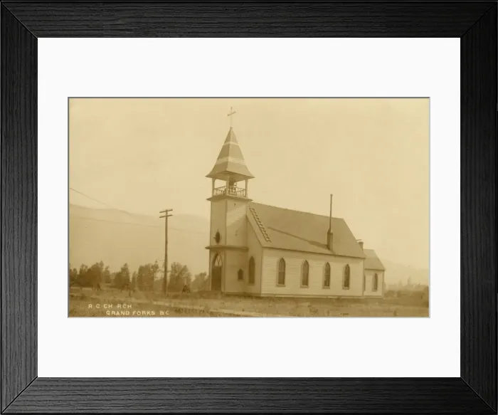 Framed Print : Small Church in Grand Forks, BC, Canada Framed Print : Small Church in Grand Forks, BC, Canada