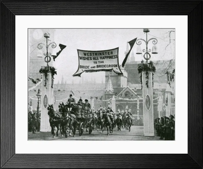 Framed Print : Wedding of Princess Mary and Viscount Lascelles, 1922 Framed Print : Wedding of Princess Mary and Viscount Lascelles, 1922