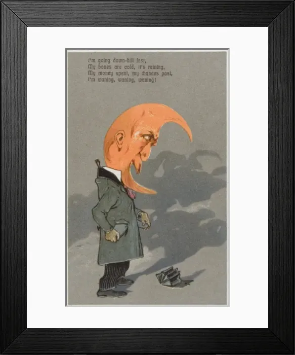 Framed Print : The Waning Moon Framed Print : The Waning Moon