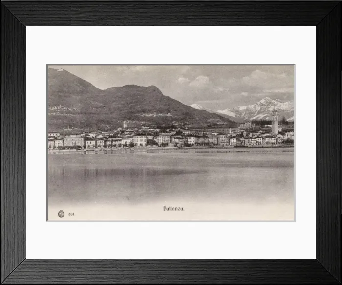Framed Print : Pallanza on Lake Maggiore, Italy Framed Print : Pallanza on Lake Maggiore, Italy
