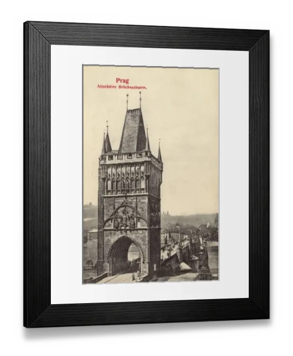 Framed Print : Prague, Czech Republic - Charles Bridge Framed Print : Prague, Czech Republic - Charles Bridge
