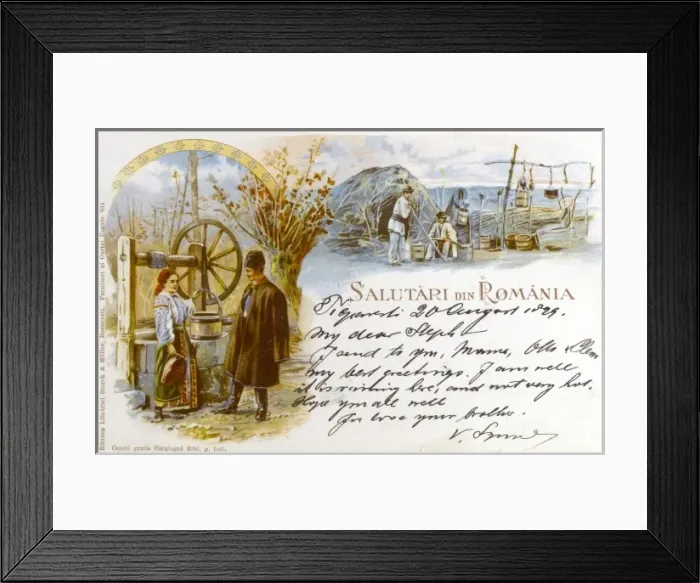 Framed Print : Romanian country types Framed Print : Romanian country types
