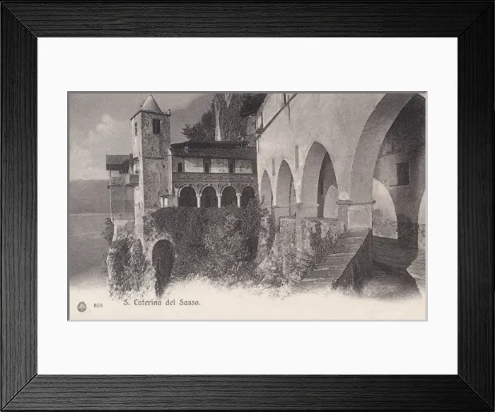 Framed Print : Santa Caterina del Sasso chapel Framed Print : Santa Caterina del Sasso chapel