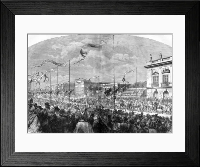 Framed Print : Triumphal entry into Berlin