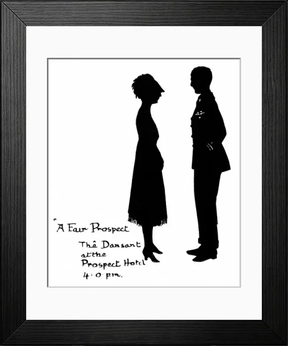 Framed Print : Poster design for a wartime The Dansant Framed Print : Poster design for a wartime The Dansant