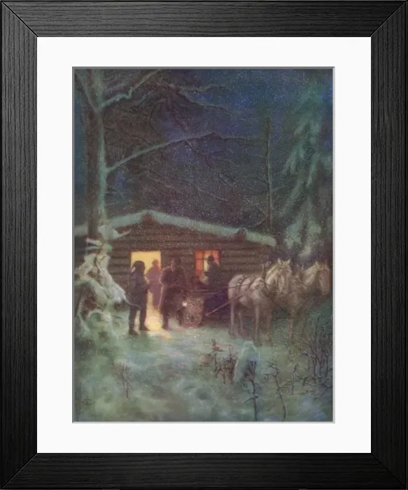 Framed Print : Christmas Eve in Canada Framed Print : Christmas Eve in Canada