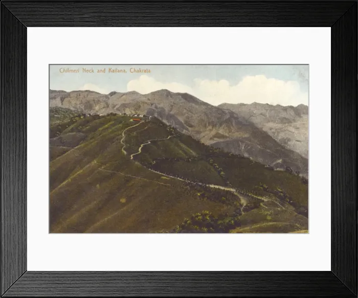 Framed Print : Chilmeri Neck and Kailana - Chakrata, India Framed Print : Chilmeri Neck and Kailana - Chakrata, India