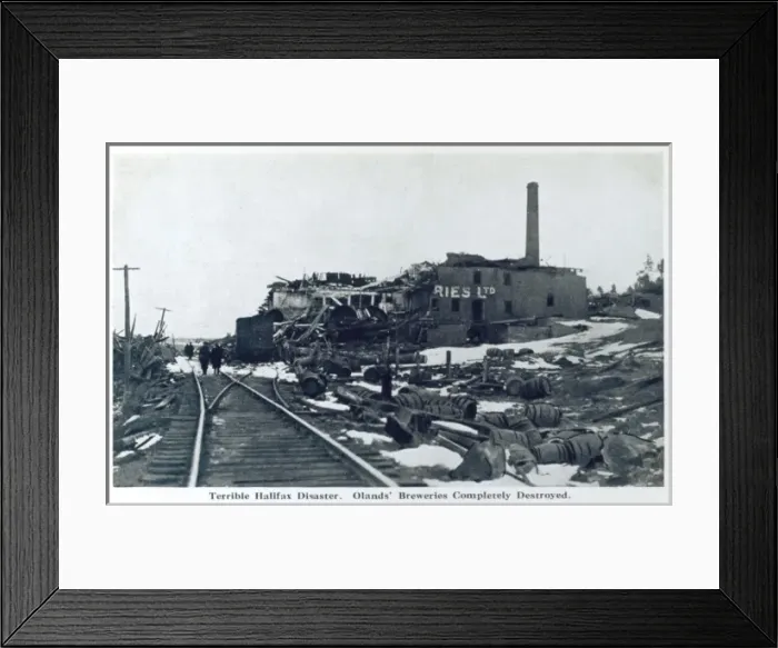 Framed Print : The Great Halifax (Nova Scotia) Explosion (2 / 4) Framed Print : The Great Halifax (Nova Scotia) Explosion (2 / 4)