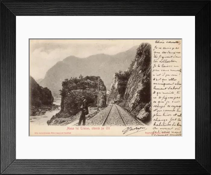 Framed Print : Trajans Table - Romania Framed Print : Trajans Table - Romania